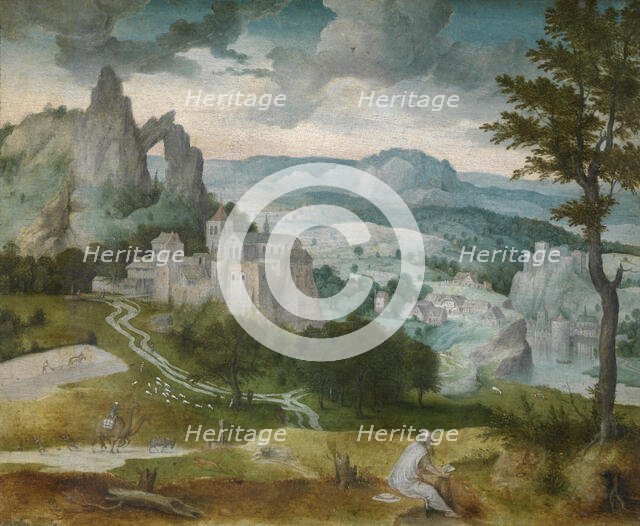 Landscape with Saint Jerome, 1547. Creator: Cornelis Massys.