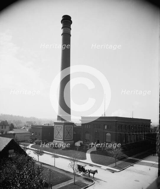 Power house, National Cash Register [Company], Dayton, Ohio, (1902?). Creator: William H. Jackson.