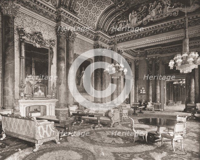 The Blue Drawing Room, Buckingham Palace, London, 1894. Creator: Unknown.