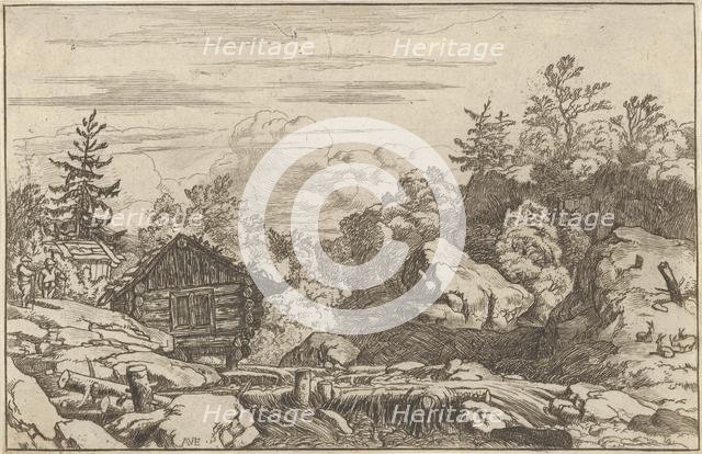 The Cottages at the Bank, 17th century. Creator: Allart van Everdingen.