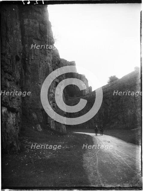 Cheddar Gorge, Cliff Road, Cheddar, Sedgemoor, Somerset, 1907. Creator: Katherine Jean Macfee.