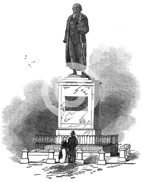 Statue of Gutemburg, at Mayence, 1845. Creator: Unknown.