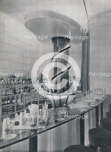 'Bar for a Garden Club Restaurant', 1942.  Artist: Unknown.