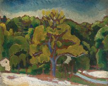 Landscape, c. 1912. Creator: Morton Livingston Schamberg.