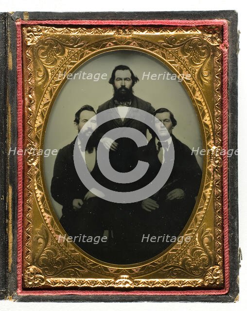 Untitled (Three Men), 1839/99. Creator: Unknown.