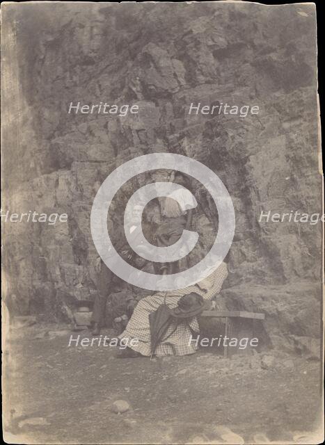 [William H. Macdowell and Margaret Eakins in Saltville (or Clinch Mountain), Virginia],..., 1880-82. Creator: Attributed to Thomas Eakins.