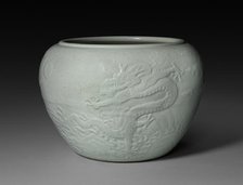 Jardiniere with Dragon in Waves, 1662-1722. Creator: Unknown.