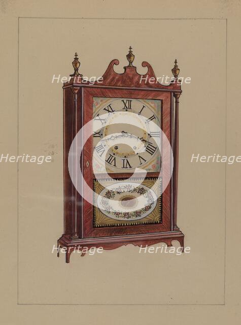 Shelf Clock, 1935/1942. Creator: Unknown.