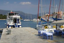 Quayside, Fiskardo, Kefalonia, Greece.