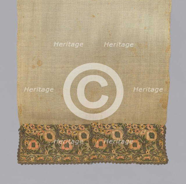 Towel or Napkin, Turkey, 19th century. Creator: Unknown.