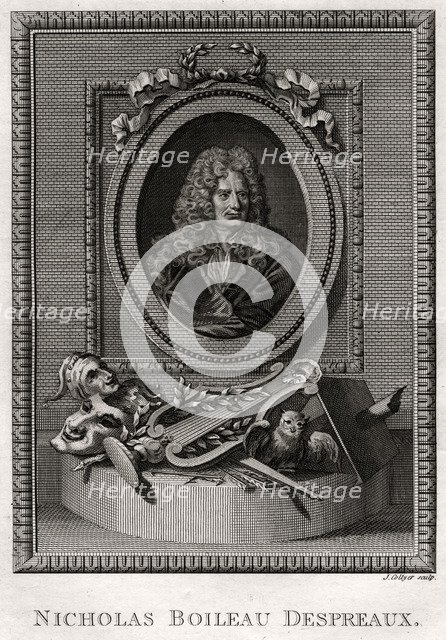 'Nicholas Boileau Despreaux', 1775. Artist: J Collyer