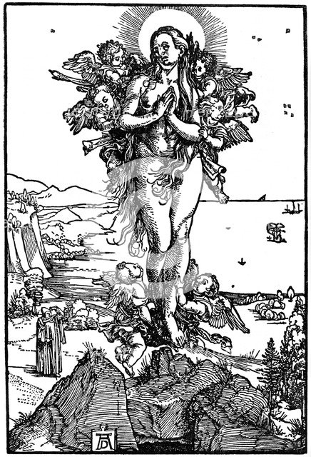 'Ascension of Maria Magdalena', 1507-1510, (1936). Artist: Albrecht Dürer