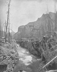 Devil's Canyon, Banff, North West Territories, Canada, c1900. Creator: Unknown.