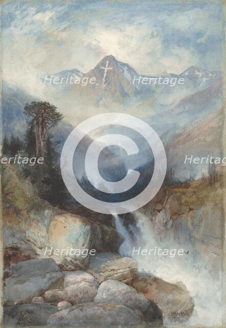 Mountain of the Holy Cross, 1890. Creator: Thomas Moran.