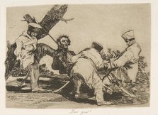 Plate 32 from 'The Disasters of War' (Los Desastres de la Guerra): 'Why?..., 1810 ( published 1863). Creator: Francisco Goya.