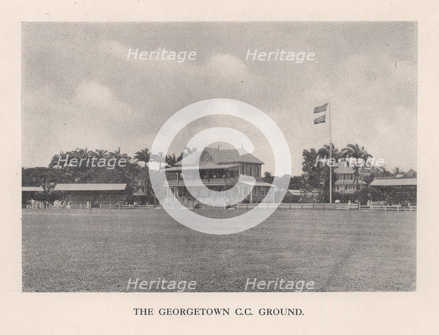 The Georgetown Cricket Club Ground, British Guiana, 1910 (1912). Artist: Unknown.