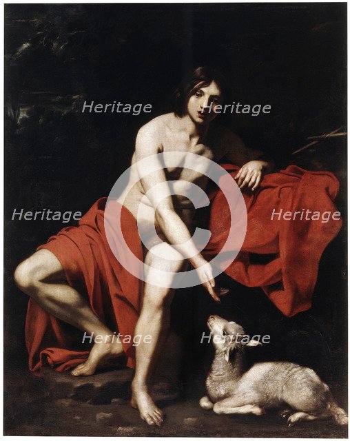 'Saint John the Baptist in the Wilderness', c1615-c1620. Artist: Nicolas Regnier