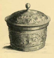 Metal box with lid, c1600, (1881). Creator: W E Mackaness.