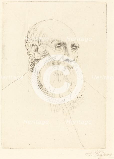 Head of an Old Man (Etude de tete). Creator: Alphonse Legros.
