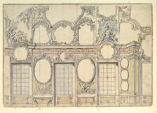 Design for an Interior Wall, 1700-1780. Creator: Anon.