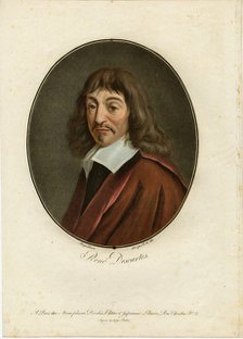 Portrait of the philosopher René Descartes (1596-1650), 1794.