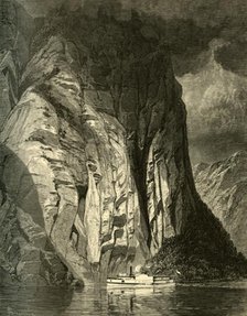'Under Trinity Rock, Saguenay', 1874.  Creator: James David Smillie.