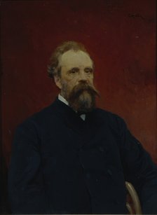 Portrait of Sergei Mikhailovich Tretyakov (1834-1892), 1895. Artist: Serov, Valentin Alexandrovich (1865-1911)