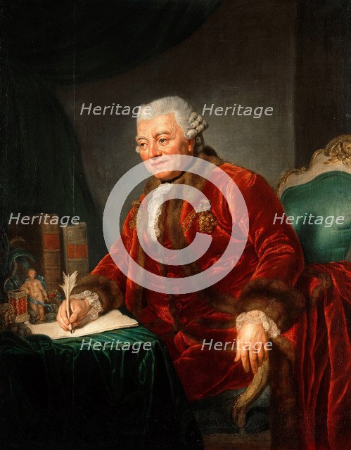 Portrait of Christian Andreas Cothenius (1708-1789), 1777. Artist: Therbusch-Lisiewska, Anna Dorothea (1721-1782)