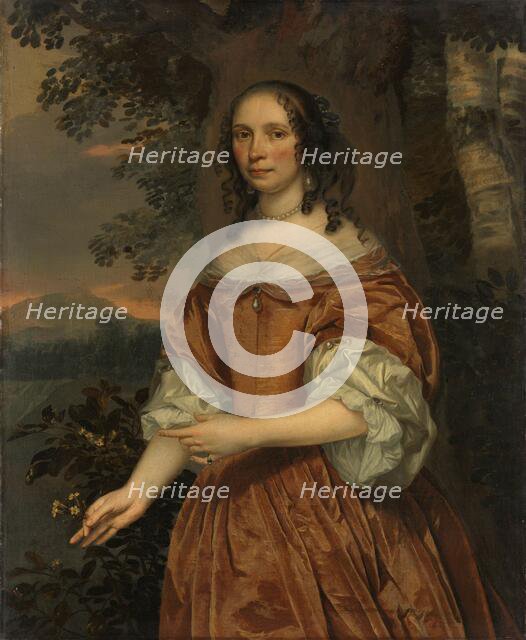 Maria de Witte Françoisdr (b 1616). Wife of Johan van Beaumont, 1661. Creator: Jan Mytens.