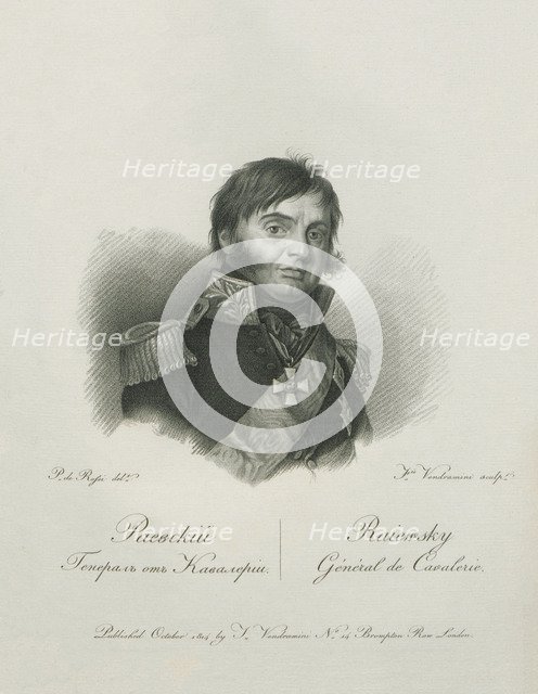 Portrait of Nikolay Nikolayevich Raevsky (1771-1829), 1813.