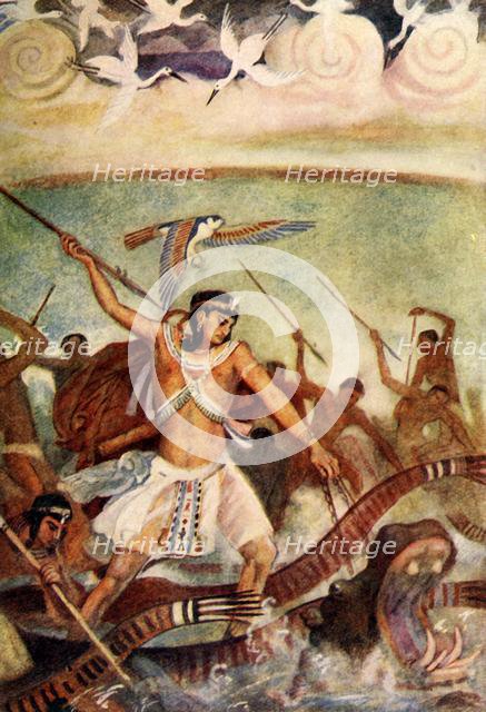 'Horus in Battle', 1915. Creator: Evelyn Paul.