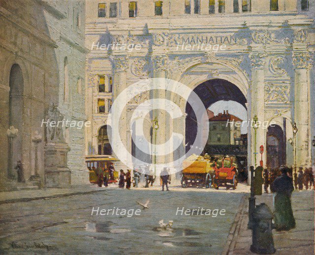 'The City Gate', c1917. Artist: William Jean Beauley.