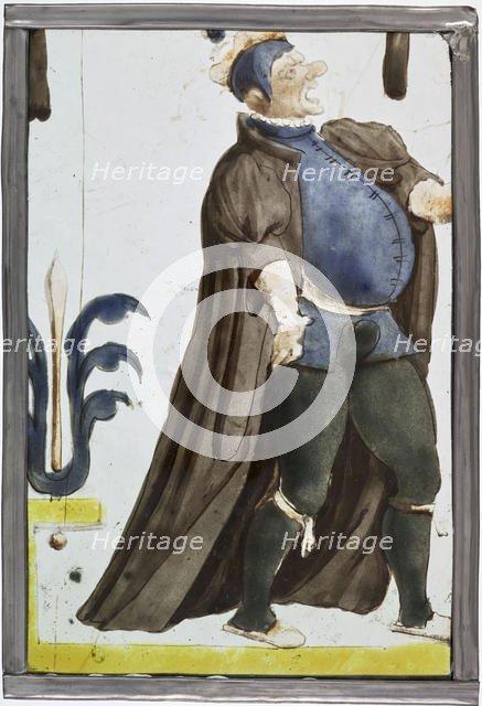 An actor declaiming, ca. 1600. Creator: Anonymous.