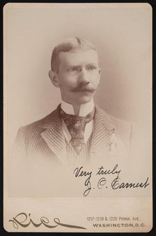 Portrait of J.P. Earnest, Between 1889 and 1897. Creator: Moses P. Rice.