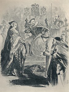 Queen Catherine: Lord Cardinal, -To You I Speak.., c1890, (1923) Artist: Sir John Gilbert.