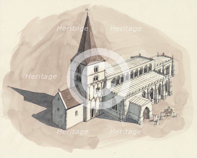 St Peter's Church, Barton-upon-Humber, Lincolnshire. Artist: Liam Wales.