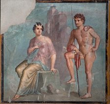 Io and Argus, 1st H. 1st cen. AD. Creator: Roman-Pompeian wall painting.