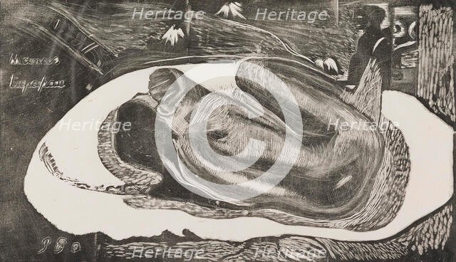 Manao Tupapao (Spirit of the Dead Watching), 1921. Creator: Paul Gauguin.