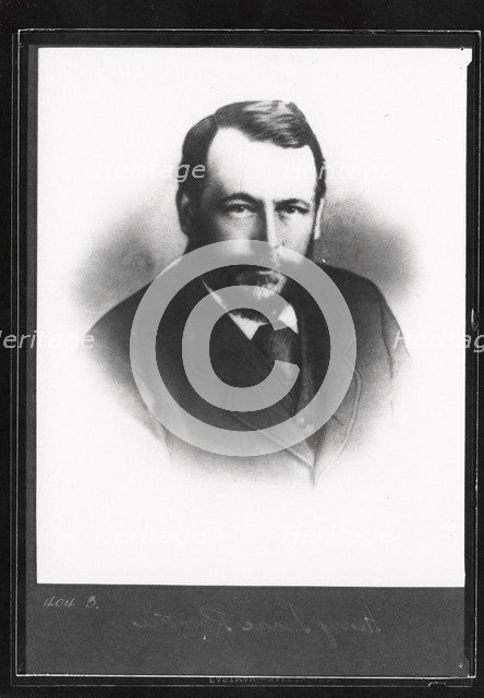 Portrait of Henry Isaac Rowntree, 1870. Artist: Unknown