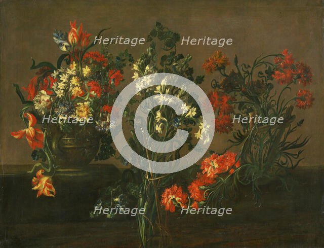 Stil-life with Flowers, 1st half 17th century. Creator: Margherita Caffi.