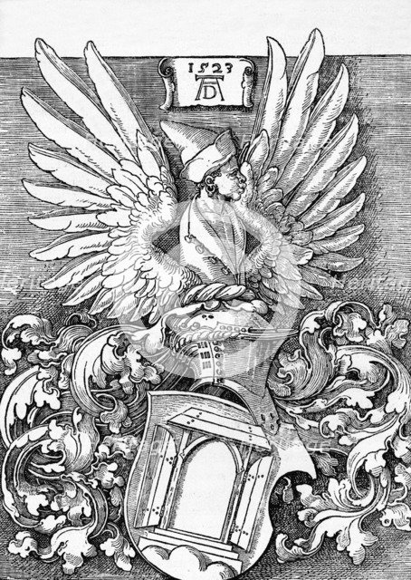 'Armorial Bearings of the Durer Family', 1523, (1906). Artist: Albrecht Durer.