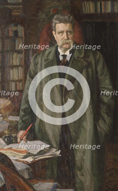 Hjalmar Branting, 1860-1925. Creator: Sven Richard Bergh.