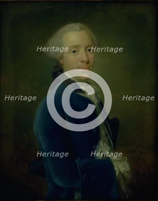 Portrait of State Counsellor Johan Henrik Kirchhoff, 1726-1763. Creator: Johan Horner.