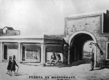 Montserrate Door, (1836), 1920s. Artist: Unknown.