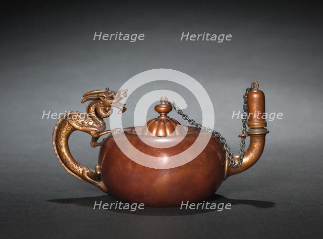 Oil Lamp, 1880. Creator: Gorham Manufacturing Company (American, founded 1831).