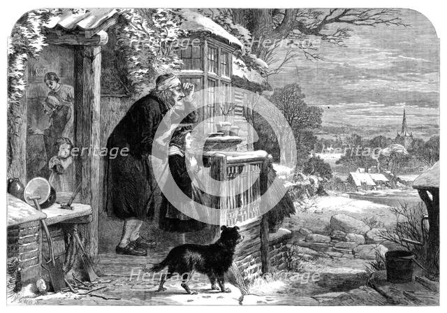 "Winter", drawn by A. Hunt, 1864. Creator: Mason Jackson.