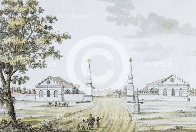 Moscow City Gates, 1792.