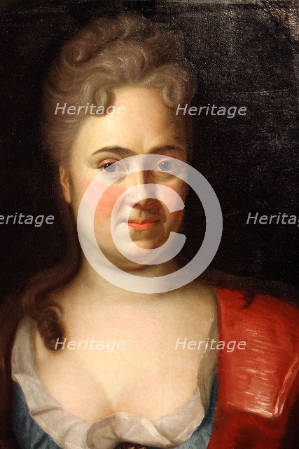 Portrait of Empress Catherine I. (1684-1727), 1712. Artist: Møller, Andreas (1684-1752/62)