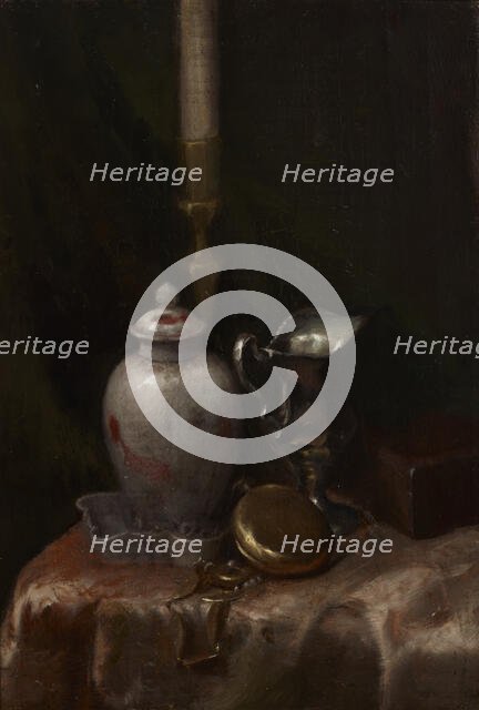 Still Life-two-sided painting, after 1920. Creator: Olga Boznanska.