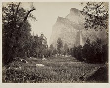 Bridal Veil, Yosemite, c. 1865-1866. Creator: Carleton E. Watkins (American, 1829-1916).